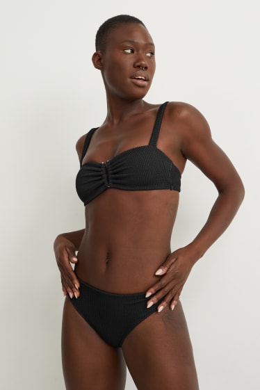Femei - Top bikini - bustieră - vătuit - LYCRA® XTRA LIFE™ - negru