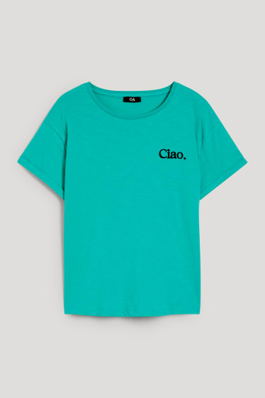 Kobiety - T-shirt - zielony