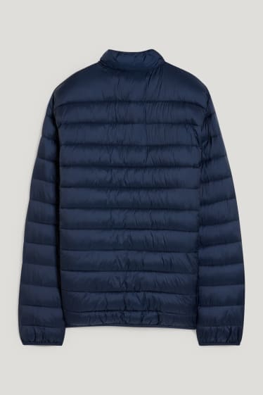 Heren - Gewatteerde jas - donkerblauw