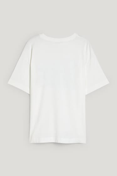 Kobiety - T-shirt - Snoopy - kremowobiały