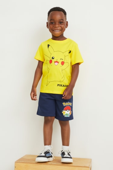Exclusief online - Set van 5 - Pokémon - 2 T-shirts en 3 tops - geel