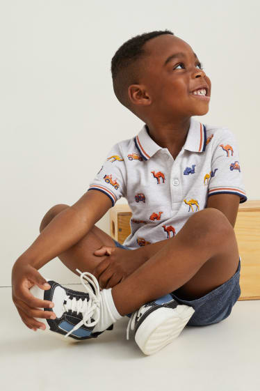 Toddler Boys - Poloshirt - hellgrau-melange