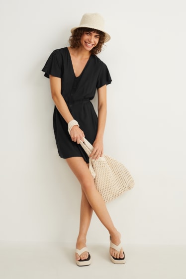 Women - Playsuit - black