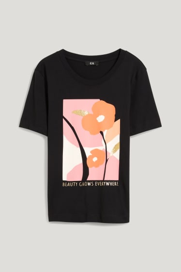 Kobiety - T-shirt - czarny