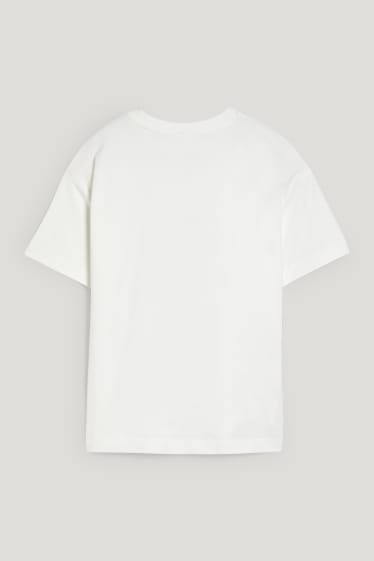 Dames - T-shirt - Mickey Mouse - crème wit