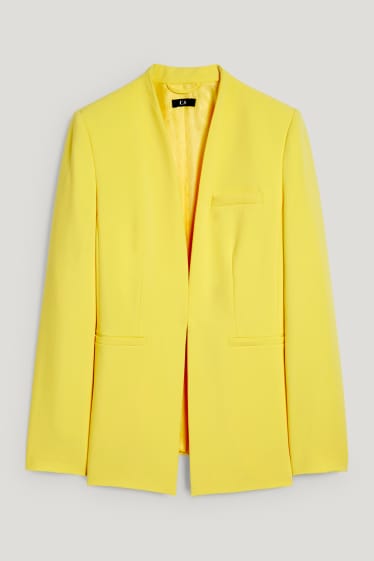 Women - Blazer - slim fit - yellow