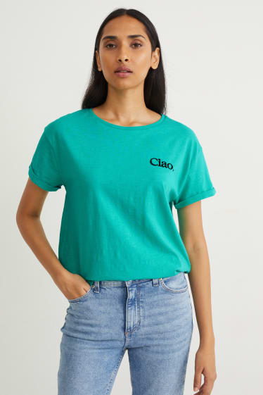 Kobiety - T-shirt - zielony