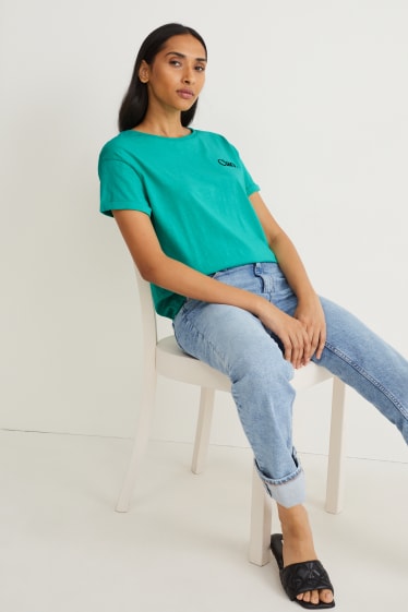 Kobiety - T-shirt - zielony