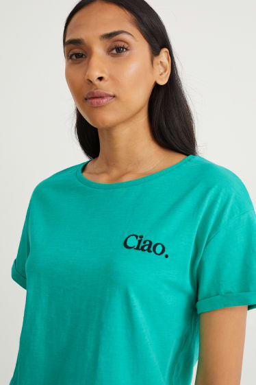 Kobiety - T-shirt - zielony