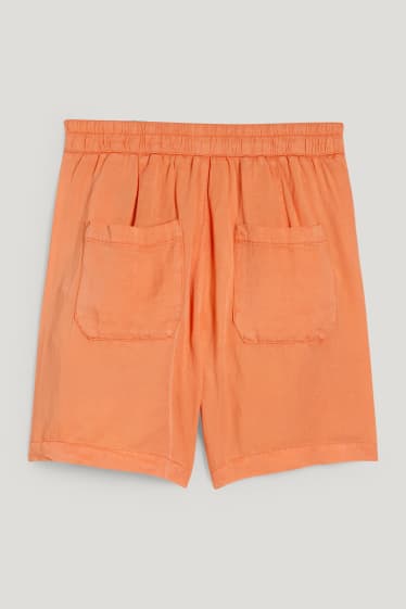 Damen - Bermudas - High Waist - orange