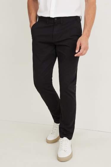 Heren - Chino - slim fit - Flex - LYCRA® - zwart