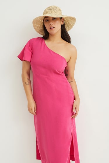 Damen - Etuikleid - pink