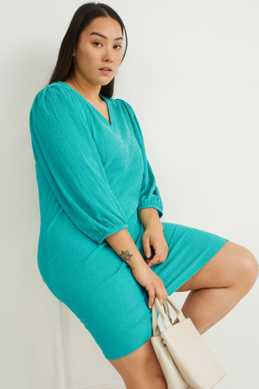 Femmes - Robe évasée - vert clair