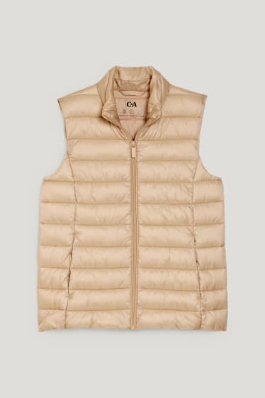 Dames - Bodywarmer - licht beige