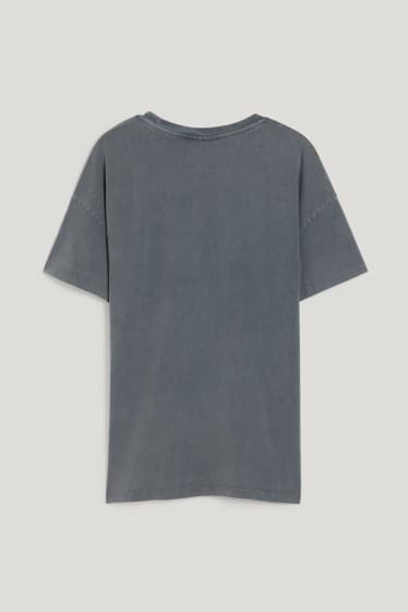 Clockhouse Girls - CLOCKHOUSE - T-shirt oversize - Myszka Miki - ciemnoszary