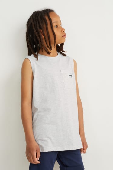 Reverskraag - Set van 3 - top - wit