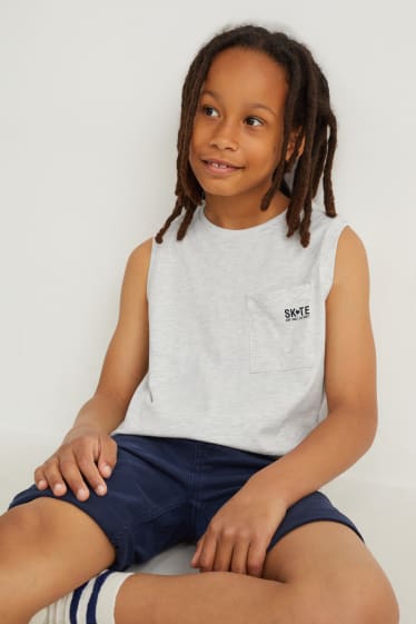 Reverskraag - Set van 3 - top - wit
