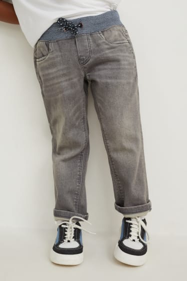 Garçons - Straight jean - jog denim - jean gris