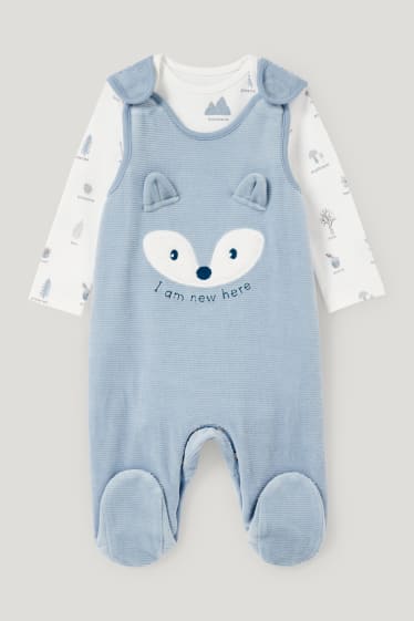 Baby Boys - Strampler-Set - 2 teilig - blau