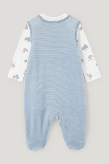 Baby Boys - Strampler-Set - 2 teilig - blau