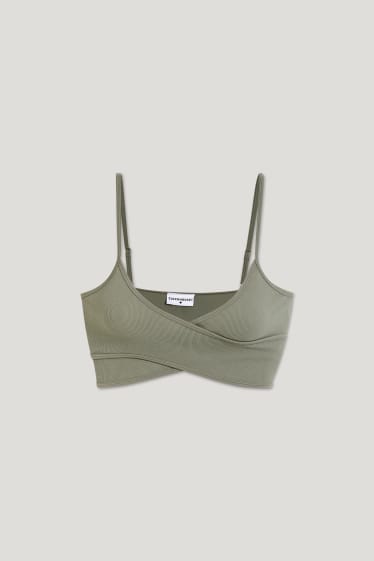 Clockhouse Girls - CLOCKHOUSE - cropped top - light green