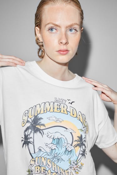 Clockhouse Girls - CLOCKHOUSE - T-shirt - biały