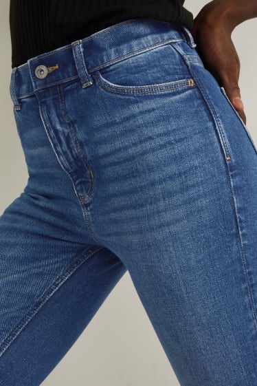 Femei - Slim jeans - talie înaltă - denim-albastru