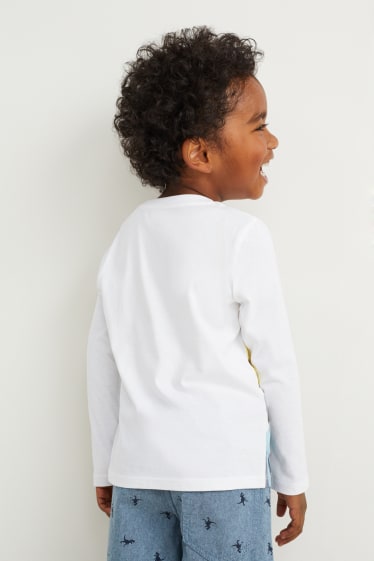 Toddler Boys - Set van 5 - longsleeve - wit