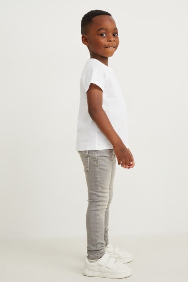 Garçons - Jean skinny - jog denim - LYCRA® - jean gris clair
