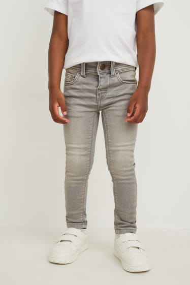 Garçons - Jean skinny - jog denim - LYCRA® - jean gris clair