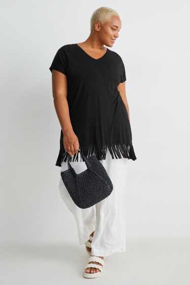 Femmes - T-shirt - noir