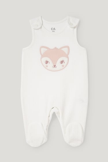 Baby Girls - Strampler-Set - 2 teilig - zartrosa