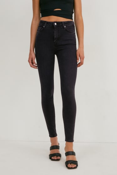 Women - Premium Denim by C&A - skinny jeans - high waist - black