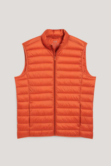Herren - Steppweste - dunkelorange