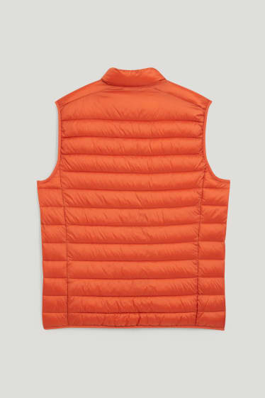 Herren - Steppweste - dunkelorange