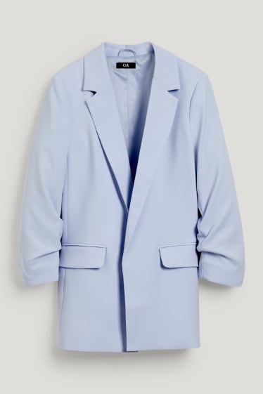 Damen - Blazer - Relaxed Fit - hellblau