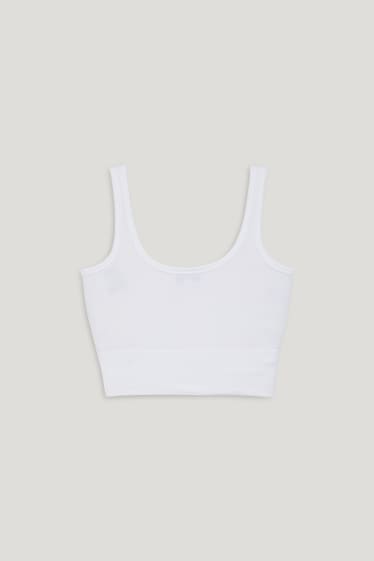 Clockhouse Girls - CLOCKHOUSE - Crop Top - weiß