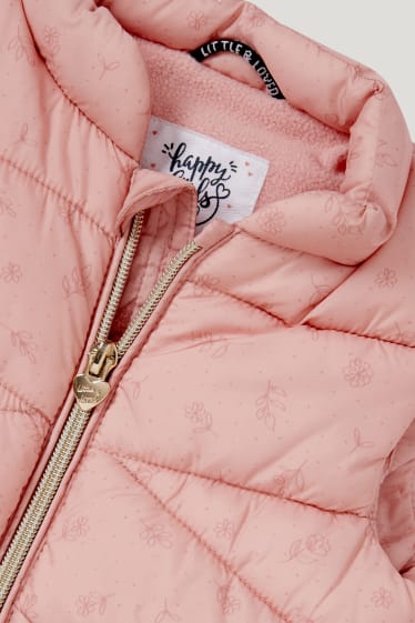 Baby Girls - Baby-Steppweste - rosa