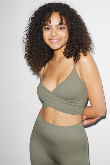 Clockhouse Girls - CLOCKHOUSE - cropped top - light green