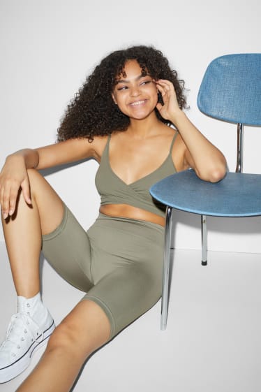 Clockhouse Girls - CLOCKHOUSE - cropped top - light green