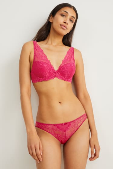 Femmes - Culotte - rose foncé