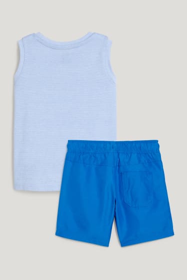 Toddler Boys - Paw Patrol - set - top en shorts - 2-delig - verandering van kleur - lichtblauw