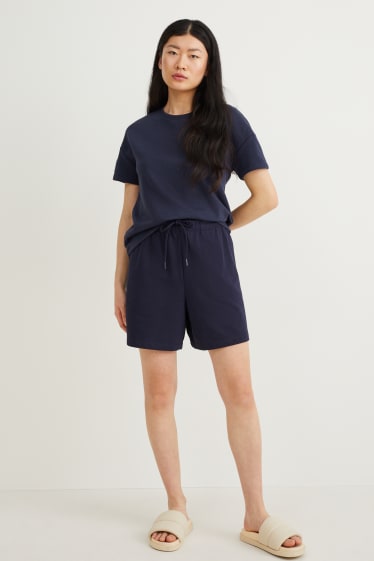 Donna - T-shirt basic - blu scuro