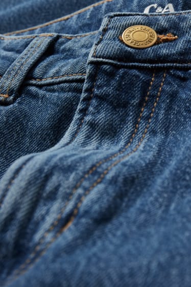 Femmes - Mom jean - high waist - LYCRA® - jean bleu
