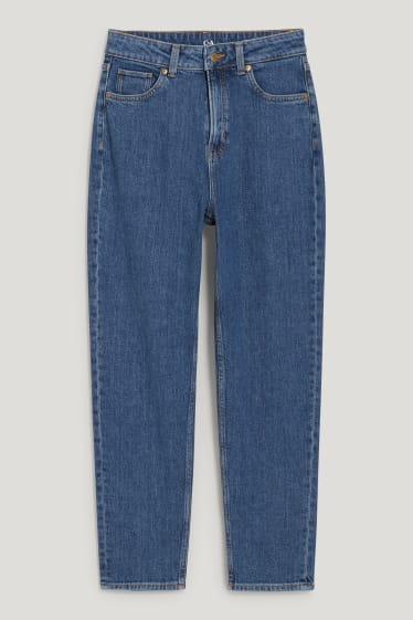 Femmes - Mom jean - high waist - LYCRA® - jean bleu
