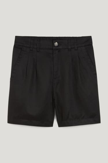 Femmes - Bermuda - high waist - noir