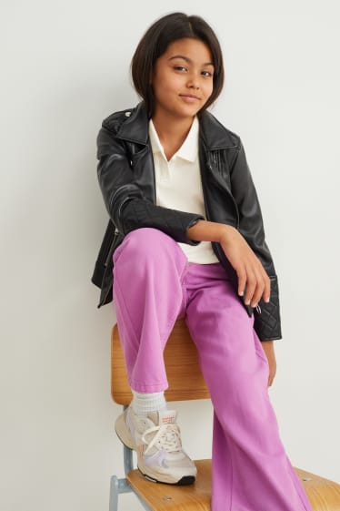 Kids Girls - Poloshirt - cremeweiß