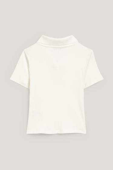 Kids Girls - Poloshirt - cremeweiß