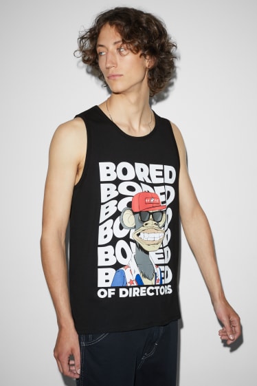 Clockhouse niños - Camiseta sin mangas - BORED APE - negro