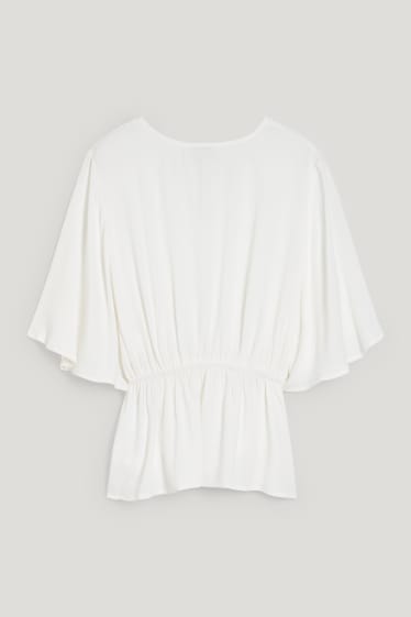 Damen - Bluse - weiß